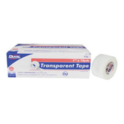 Tape Surgical Hypo-Clear Plastic 1"x10yd Adhesive Clear 144rl/Ca